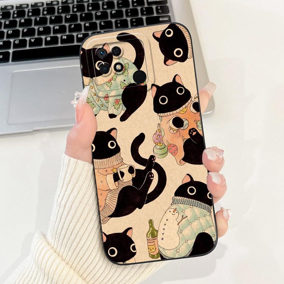 For Xiaomi Redmi 10C Case Popular Flower Camera Protection Funda Soft Silicone Phone Case For Redmi 10 Power Cover Redmi10C Capa