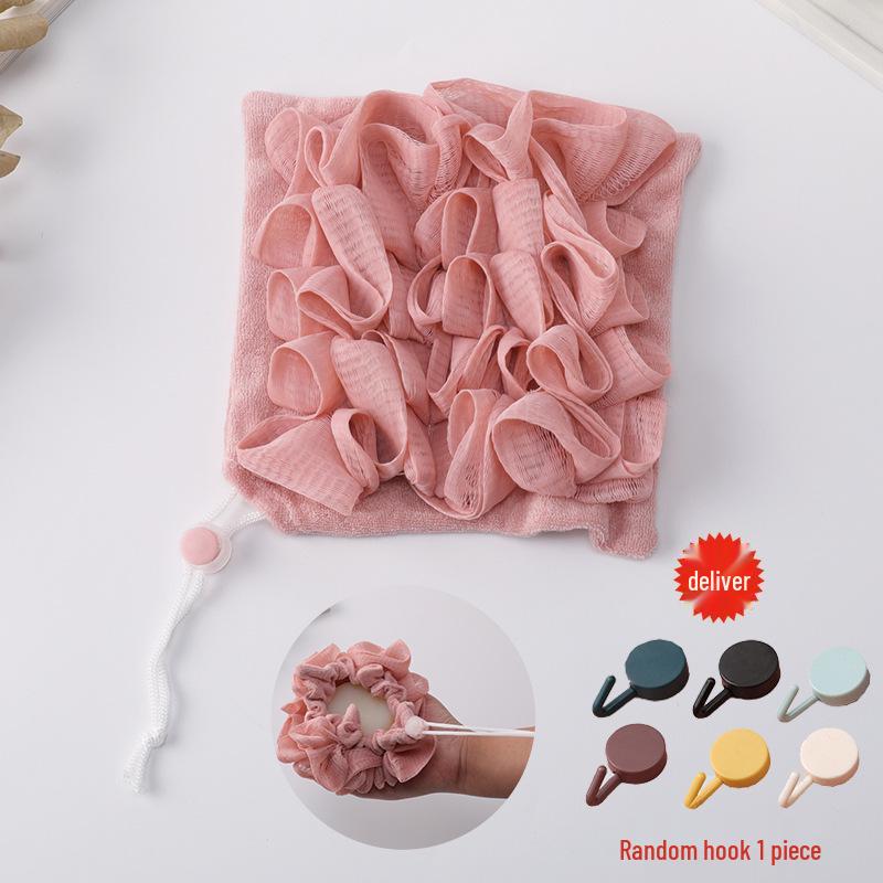 Top-Selling Bath Sponge & Scrubber: Japanese/Korean Foaming Mud Back & Body Flower Glove