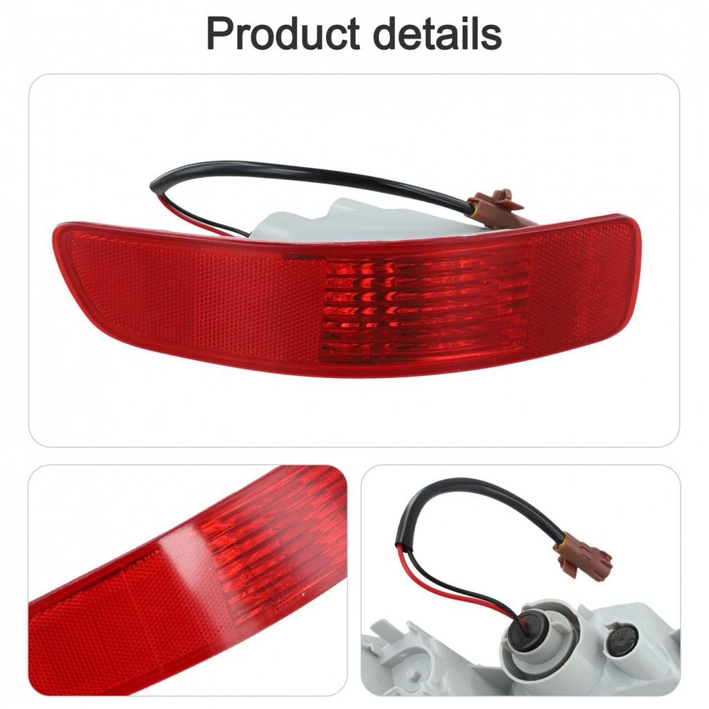 Left Side Rear Tail Lamps Bumper Reflector Light For Outlander 07-12 Accessories