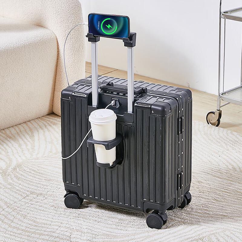 Li Shen Aluminum Frame Lightweight Carry-on Suitcase