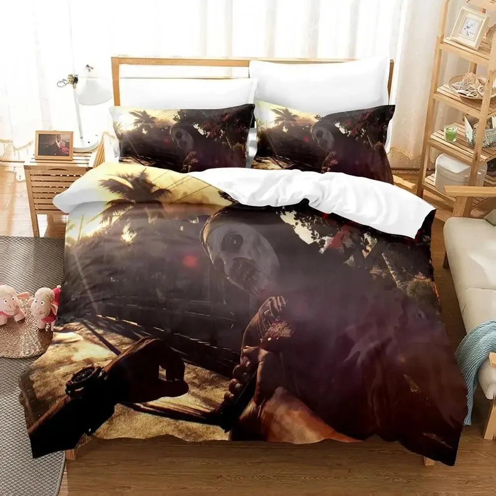 3d Game Dying Light 2 Stay Human Bedding Set Printed Bed Set With Pillowcase Bed Duvet Cover Single Double Queen Super King Size