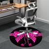 1pc Bowtie Chair Carpet for Office - Durable, Ideal for Chair Mats, Stylish & Functional Decorative Rug yy260203095