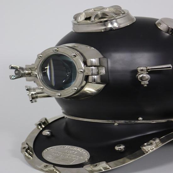 45.72 cm Scuba Diving Helmet Deep Diving Helmet Mark V Black Marine Diving Helmet Decorative Item
