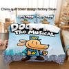 Dog Man Bedding Set Single Twin Full Queen King Size Bed Set Adult Kid Bedroom Duvetcover Sets Dog Man Parure De Lit Bed