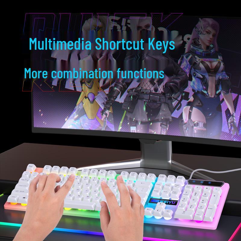 GX30A Luminous Mechanical-Feel Keyboard & Mouse Set for E-sports