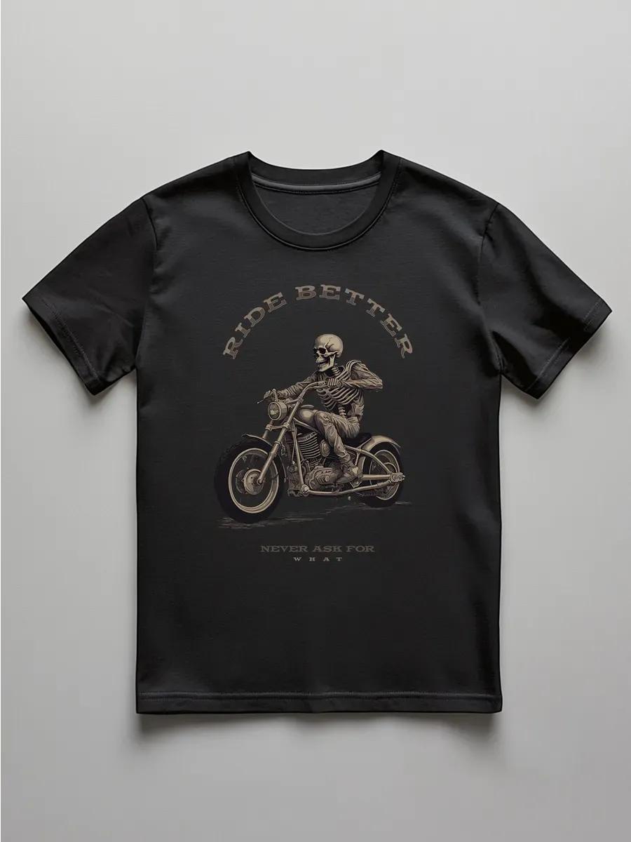 Fisherman print T-shirt S