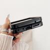 Solid Color Leather Magnetic Folding Case For Motorola Razr 60 50 Ultra 40 Ultra Wireless Charge Shockproof Slim Hard PC Ring Holder 3pcs Phone Cover
