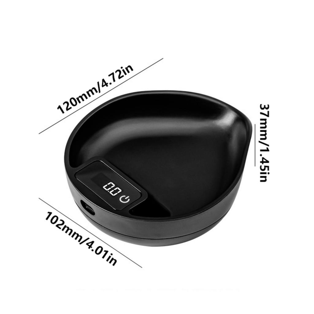 Multifunkční kuchyňská váha Váha na potraviny Kávová váha Plastová textura Kávová vážicí miska pro kávové nadšence