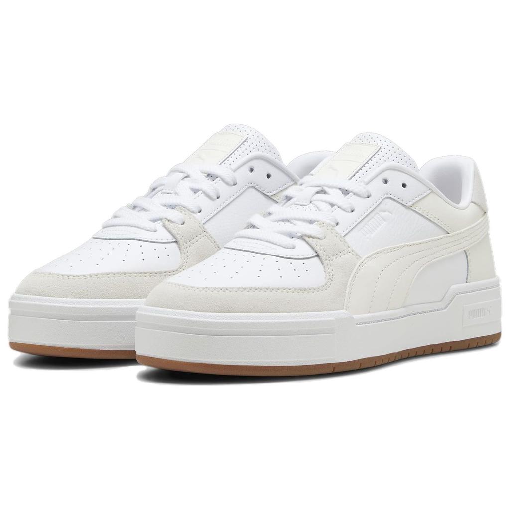 Puma CA Pro Gum Unisex Puma White Warm White Low Top Lifestyle Sneakers 395753-01