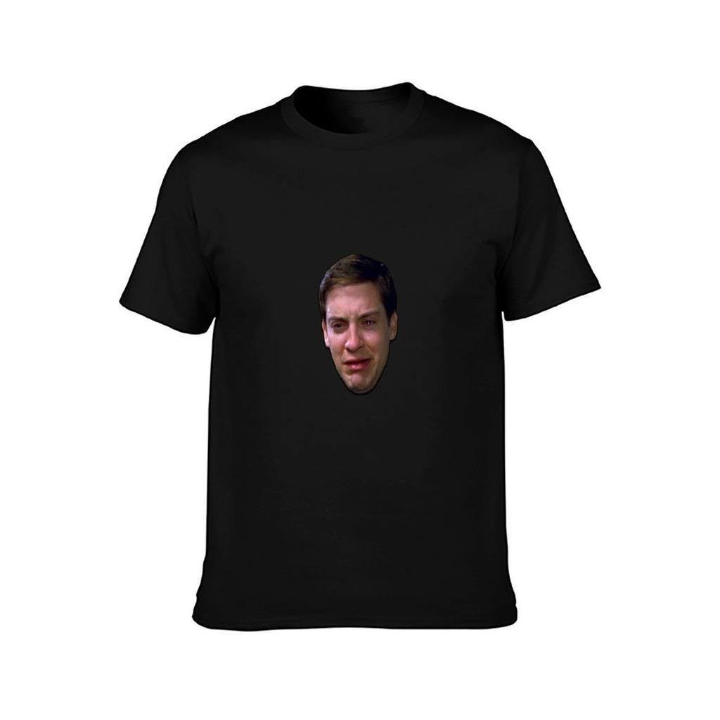 Toby Macguire Meme Face TShirt Fitness Quick Dry Short Sleeve Top