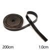 Universal 2Meters Single Sided Flat Cord Genuine Cow Leather Straps Strips DIY Clothing Making Bag Handles Belt Crafts Accessory