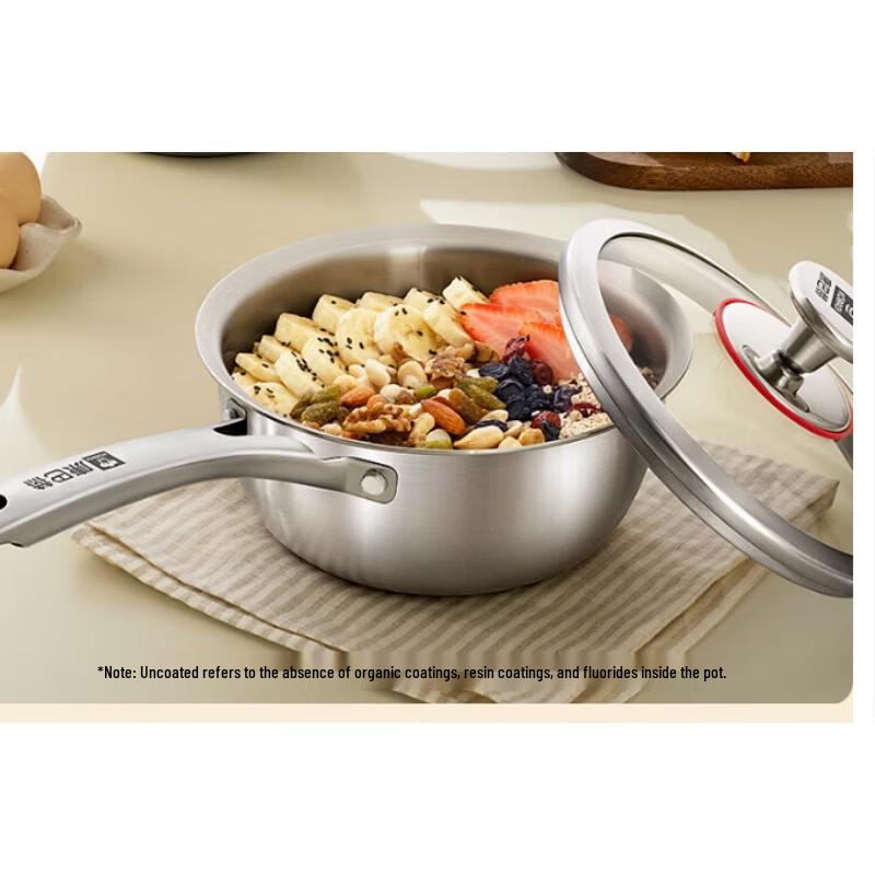 KOBACH 316L Stainless Steel Non-Coating Milk & Baby Food Pot