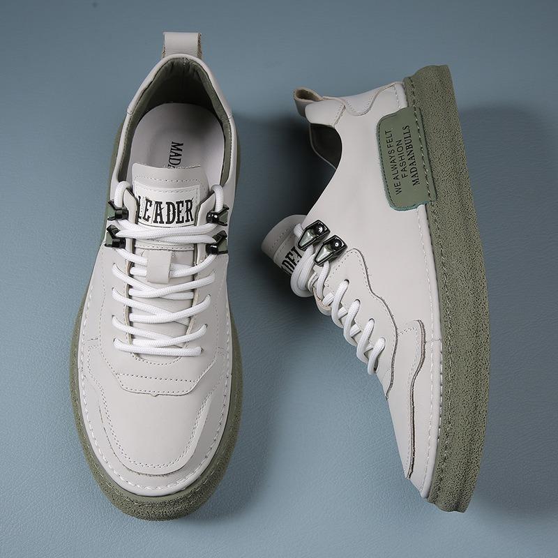 Large Size Men's Small White Shoes Breathable Board Shoes Men's Shoes Round Head Versatile Men's Low-top Casual Shoes Shoes Men's