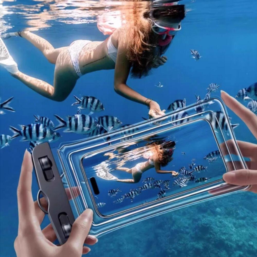 Universelle wasserdichte Handyhülle Berührbare Handy-Schutzhülle Beutel Wasserspritzer-Festival