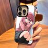 Anime Bocchi The Rock Phone Case For IPhone17 Air 16 15 14 Plus 13 12 11 Pro 7 8 XS Max XR Silver Black Bumper Case