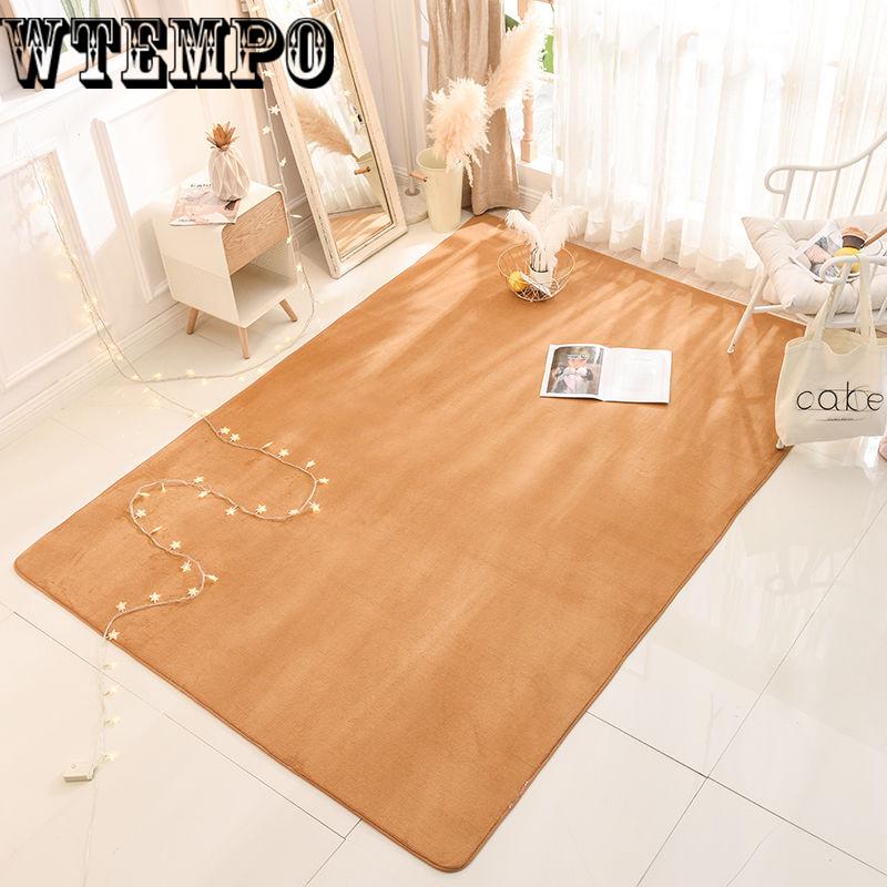High-end Home Coral Velvet Koberec Ložnice Obývací pokoj Protiskluzová deka Crawling Mat