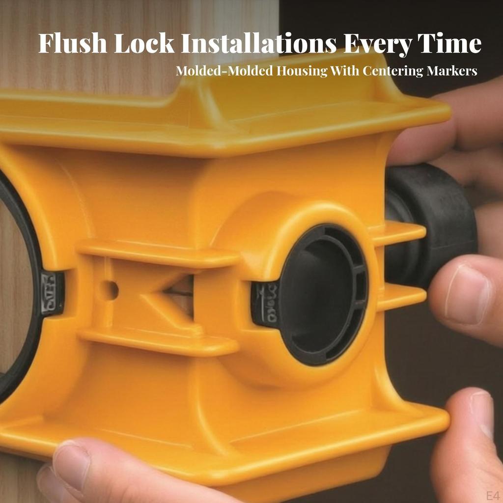 Door Latch Installation Kit Accurate Tool for Woodworking, DIYers