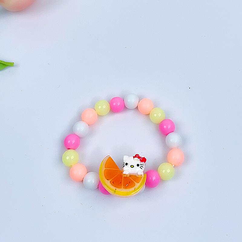 Cartoon Mermaid Pendant Beaded Bracelet for Girls