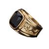 SanJie 18K Gold Dragon Diamond Men's Vintage Ring