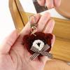 Car Accessory Knitting Wool Bag Pendant Girls Key Chain Schoolbag Pendant Korean Style Key Chain