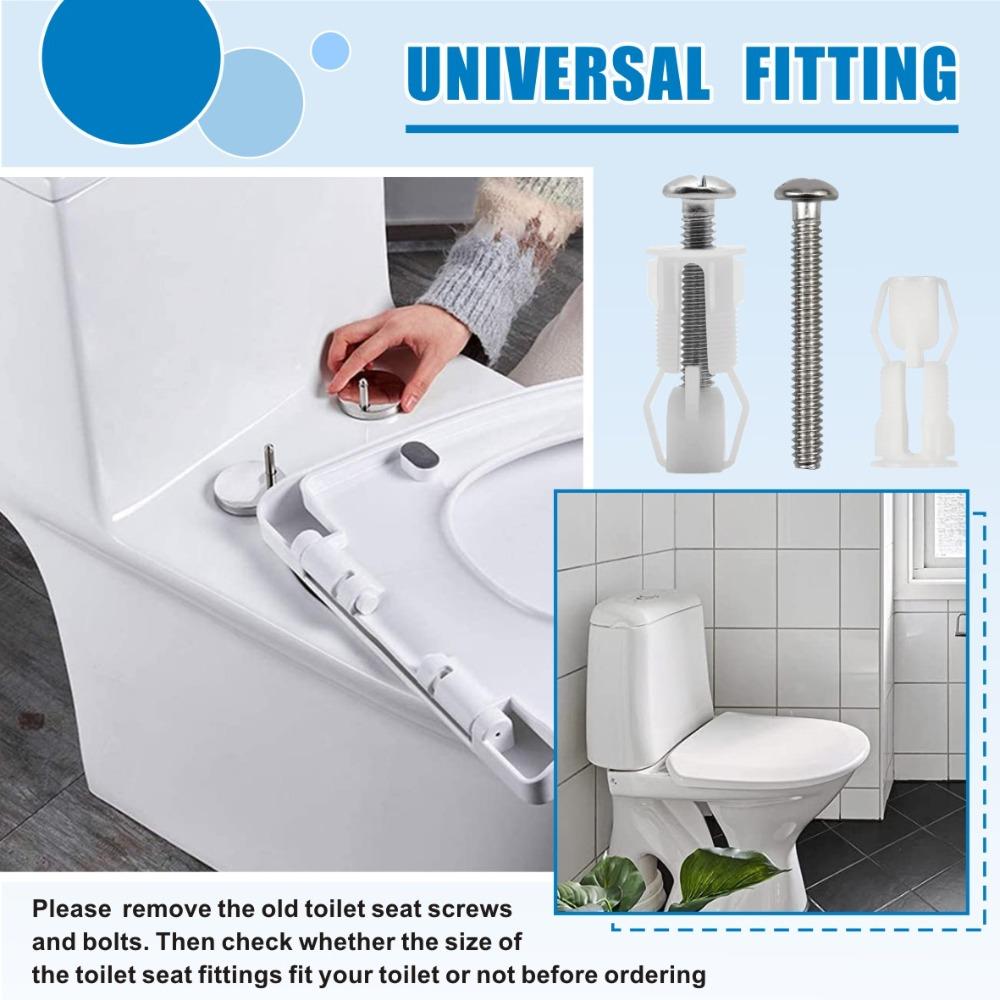 Universal Bolts Repair Tools Toilet Cover Top Fastening Household Toilet Seat Hinges