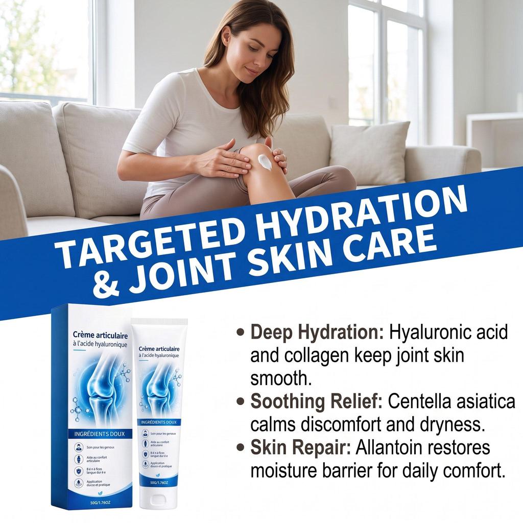 Joint Relief Cream: Contains plant extracts, portable and easy to apply, gentle and skin-friendly daily care cream.