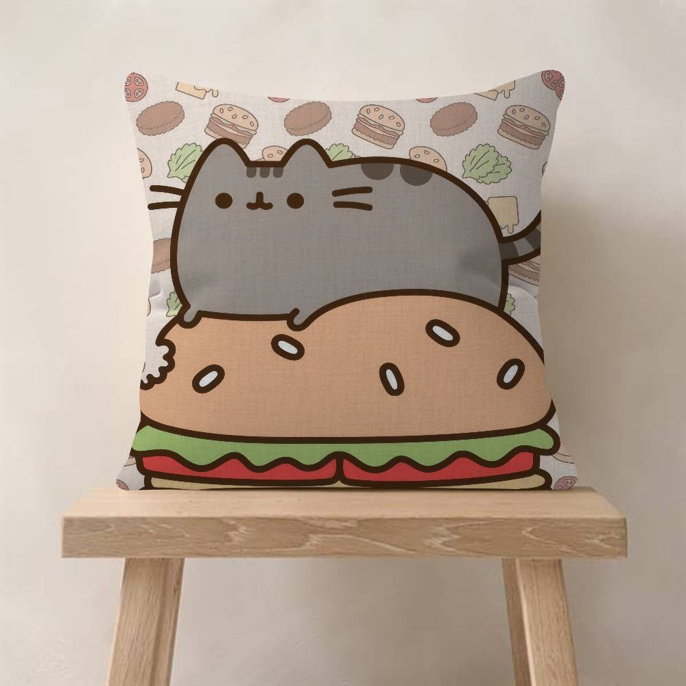 Pillow Cover Design cushion Cover decor Holiday Decorati Cute PpusheenS CUTE