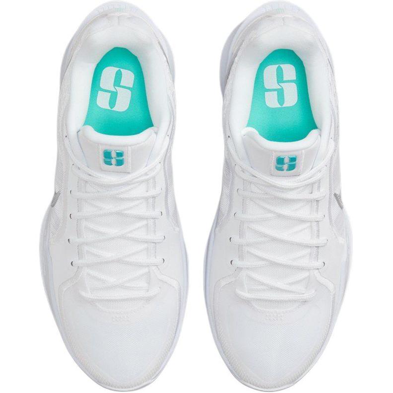 Nike Sabrina 2 Anti Slip Wear Resistant Low Top Children's Basketball Shoes White Sneakers FQ7376-100