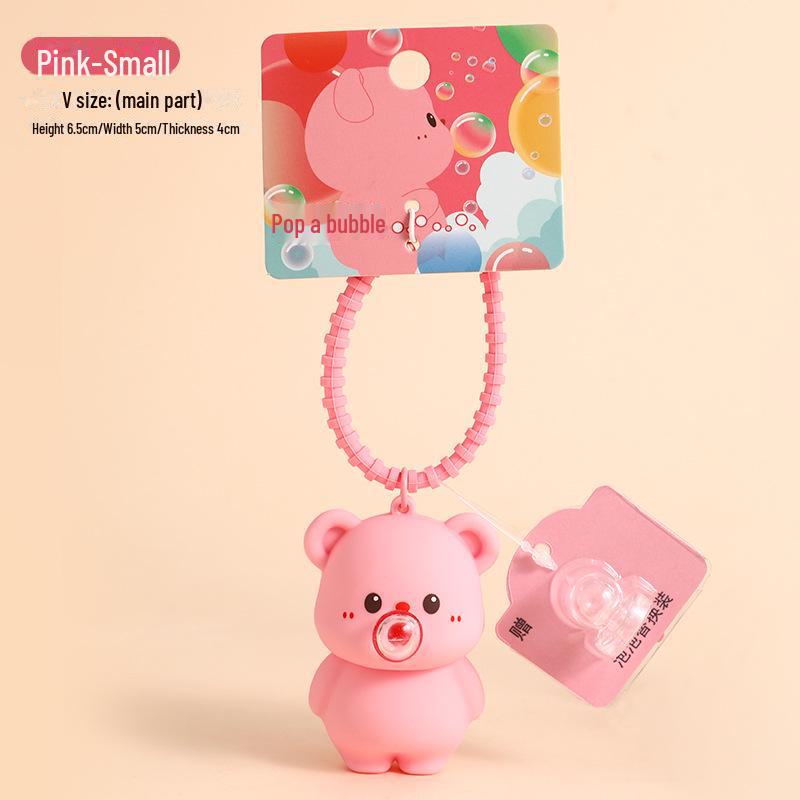 Genuine Cartoon Bear Keychain: Cute Bag Pendant and Small Gift