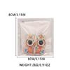 Hot Selling Retro Artistic Unique Design Enamel Love Heart Square Pendant Earrings for Women Fashion Jewelry Accessories Gift
