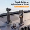 Adhesive-Backed Camera Mount Base with Plastic and Metal Construction, Easy Camera Release and Type C Charging for LunaUltra/LunaPro