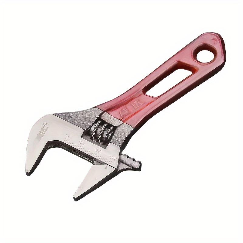 Regulowany Mini Lekki Wielofunkcyjny Klucz, 4/5/6/8 Calowy, Powierzchnia Czarny Nikiel, Odporny na Rdzę, Duże Otwarcie