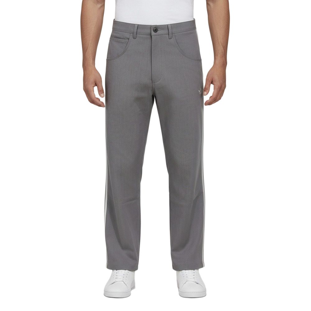 

Adidas Originals Frbd Pants Mid Waist Striped Button Casual Pants Men pants KT6370 35