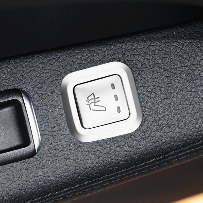 Car Seat Heating Backseat Buttons Cover Sequ Decoration Trim For Mercedes Benz E Class W212 2010-2015 Interior Accessories