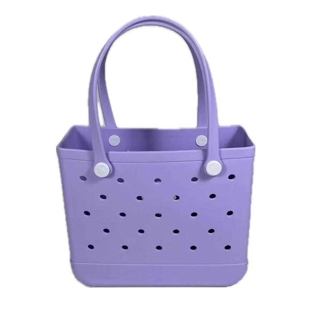 Macaron EVA Portable Washable Pet Basket - Lightweight and Large Capacity Storage Bag for Outdoor Use