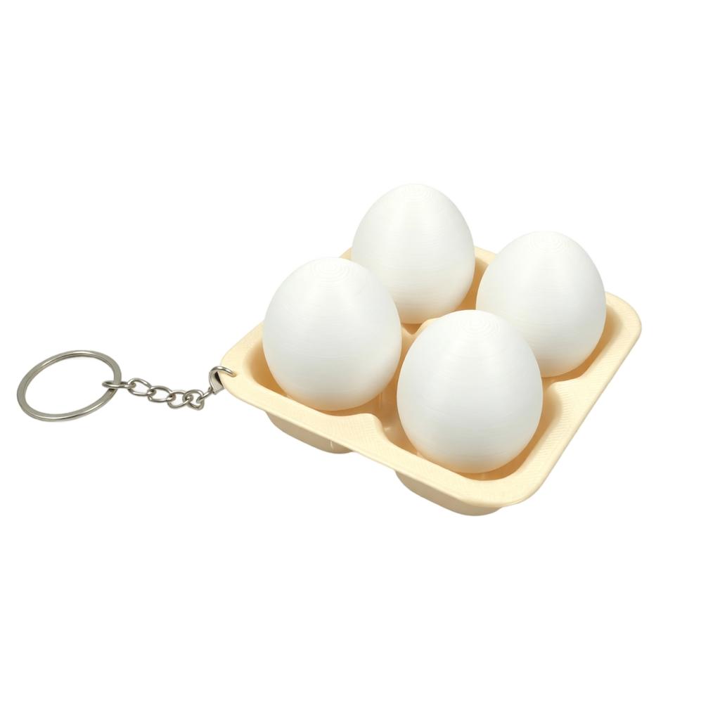 3D Printed Egg Tray Toy, Portable Handheld Toy for Kids and Adults, Desk Accessory