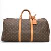 Auth Monogram Keepall 55 Boston Bag B Rank Lv1336rd