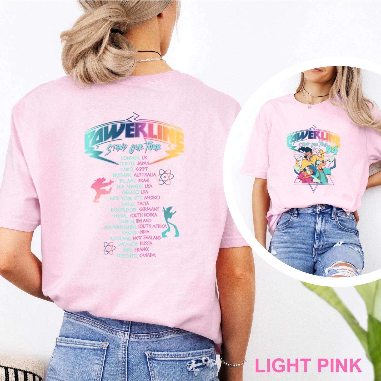 Retro 90s Goofy Movie Shirt, Max Goofy Roxanne Powerline Shirt, , 202701 4XL