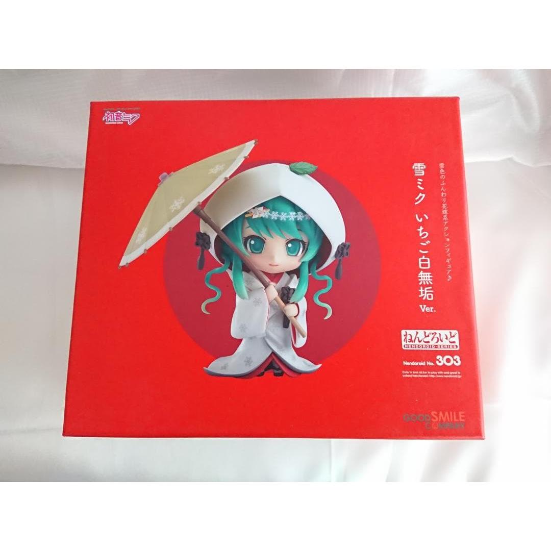 Used Nendoroid Snow Miku Strawberry White Ver. Hatsune Miku Figure