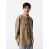 GXG Men's Fall Lapel Long-Sleeve Shirt Jacket