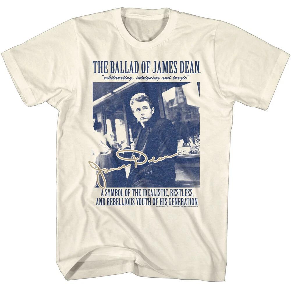 James Dean The Ballad Rebellious Youth Of His Generation Men s T Shirt M