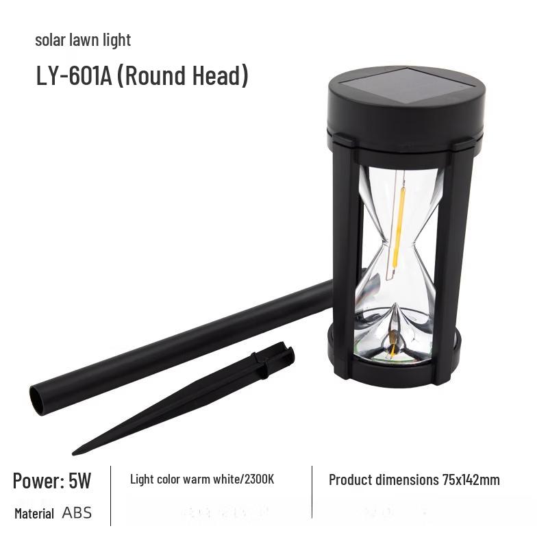 Solar Powered Tungsten Filament Wall & Ground Lights (3-Pack)