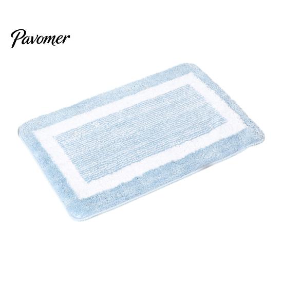 Anti Curl Bathroom Rug Anti-Slip Mat, Ultra Soft Water-Absorbent Fiber Bath Non-Slip Water Absorbent Mat Thick Cushioned Floor for Tub Home