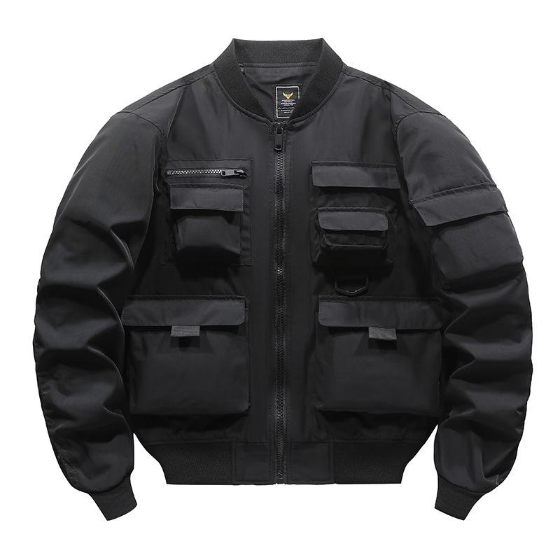 Jacket Men's American Vintage Baseball Jacket Functional Jacket Charge Top