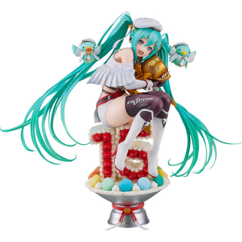 

Hatsune Miku GT Project Racing Miku 2023 15th Anniversary Ver. Пластиковая раскрашенная готовая фигурка масштаба 1/6