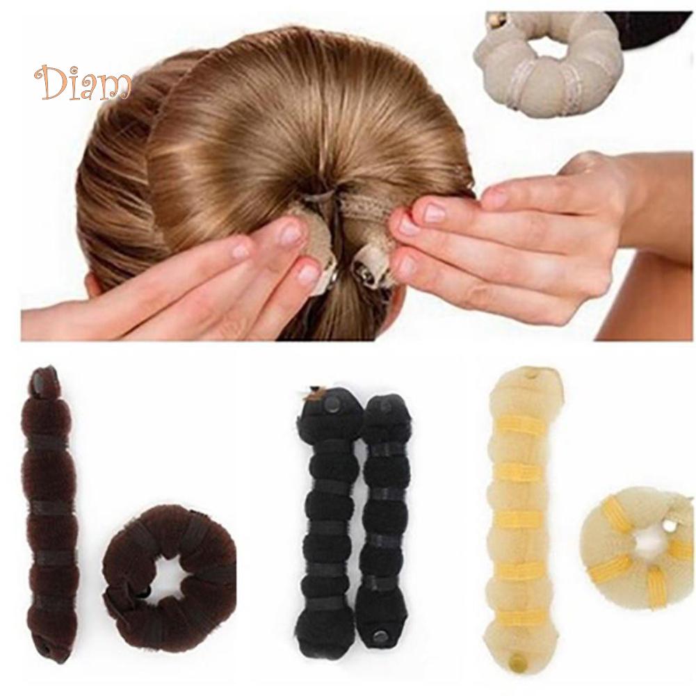 ALL-FASHION-MALL Forma Omidă Femei Accesorii de Păr Minge Suport Rapid pentru Coc