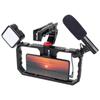 Aluminum Alloy Camera Handle 1/4 3/8 Port Handle Grip with Ergonomic Designing For Enhances Comfort and Control