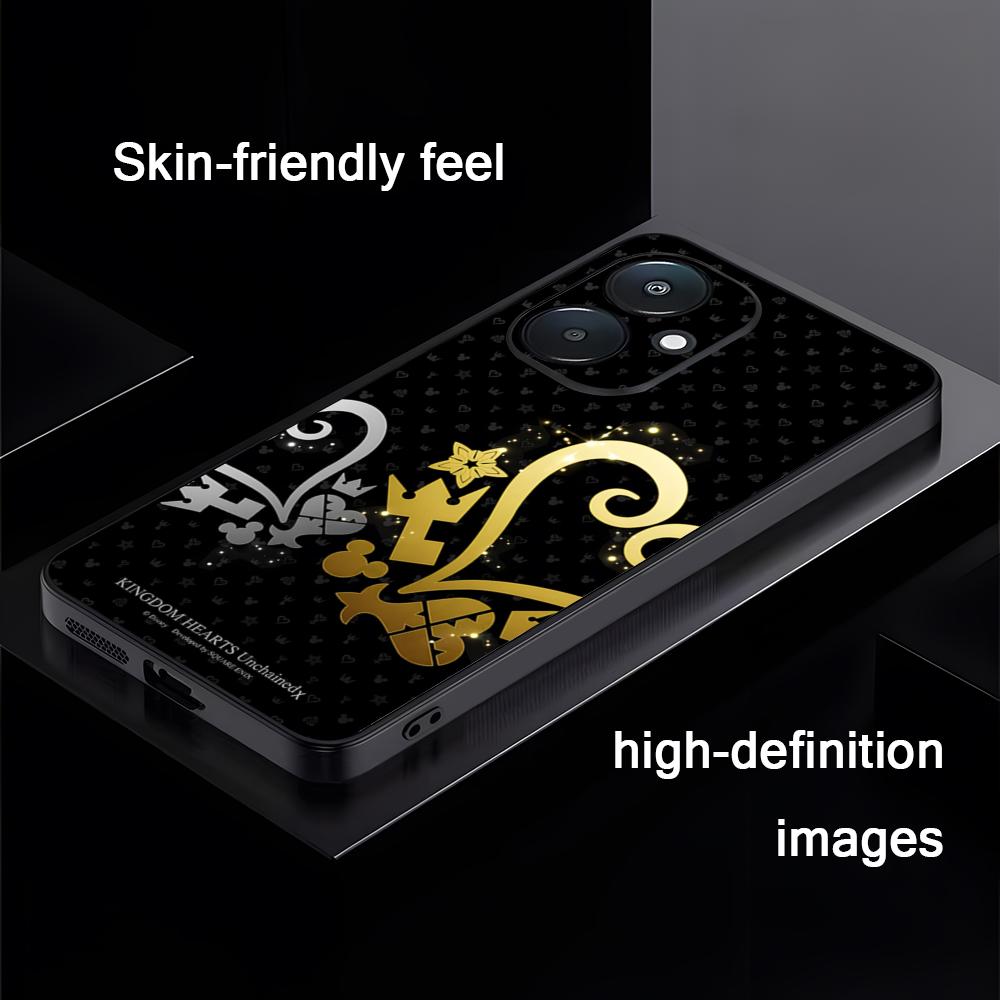 Hot Kingdom Hearts Game Phone Case For Xiaomi Redmi Note 13,12,11, 10 Pro Plus S,  5G, 12S, Luxury Soft Black Phone Cover