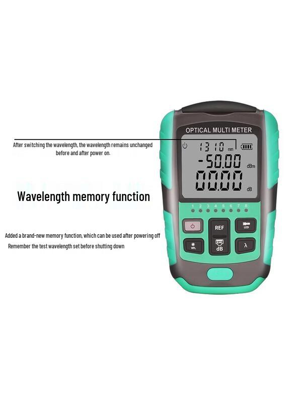 High-Precision Optical Power Meter with Integrated VFL