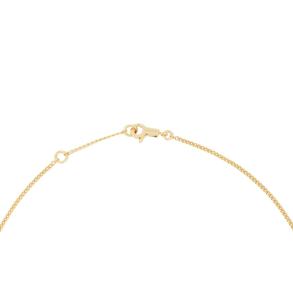CELINE Alphabet H Necklace In Brass With Gold Finish 46N0H6BRA-35OR